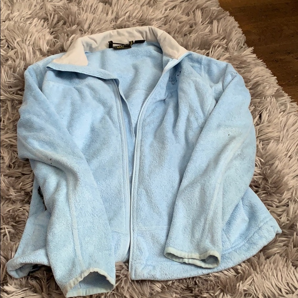 Baby blue jacket